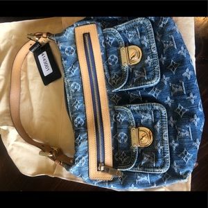 Louis Vuitton Denim Baggy PM Bag